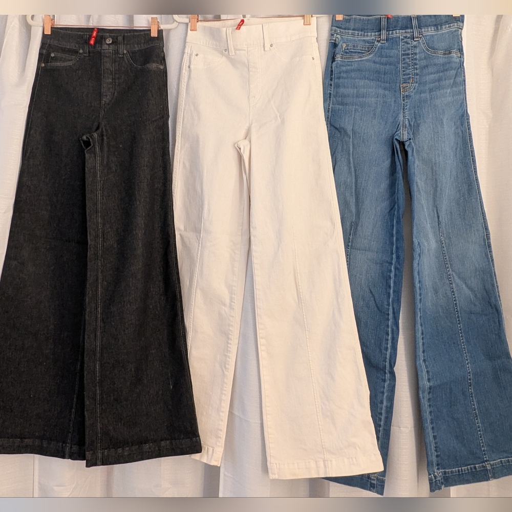 Spanx XS/S Tall Wide Leg Jean Bundle